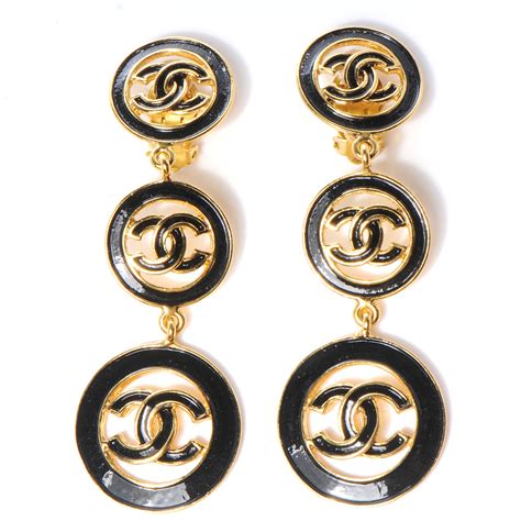 chanel earrings fashionphile.